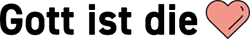 gott ist die liebe logo